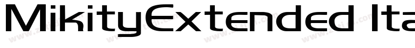 MikityExtended Itali字体转换